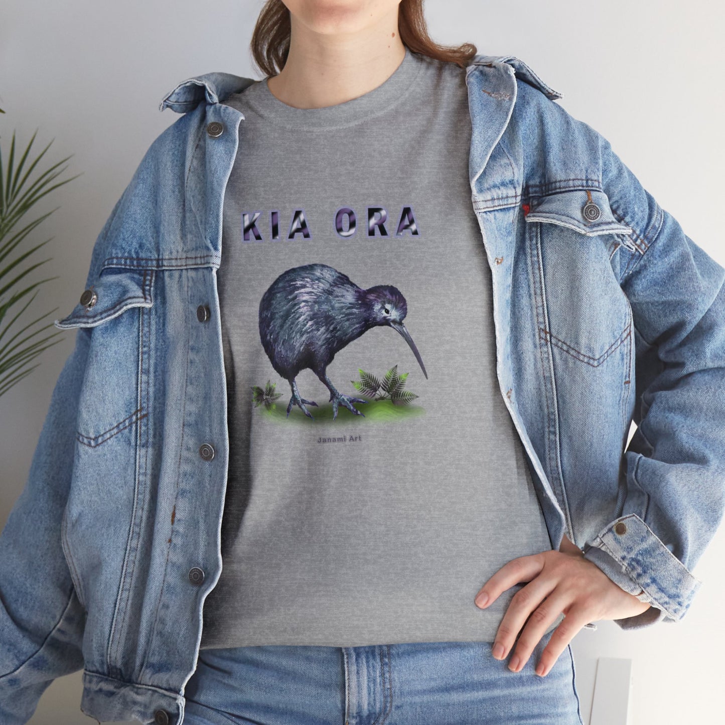 Unisex Tee - Kiwi kia ora design