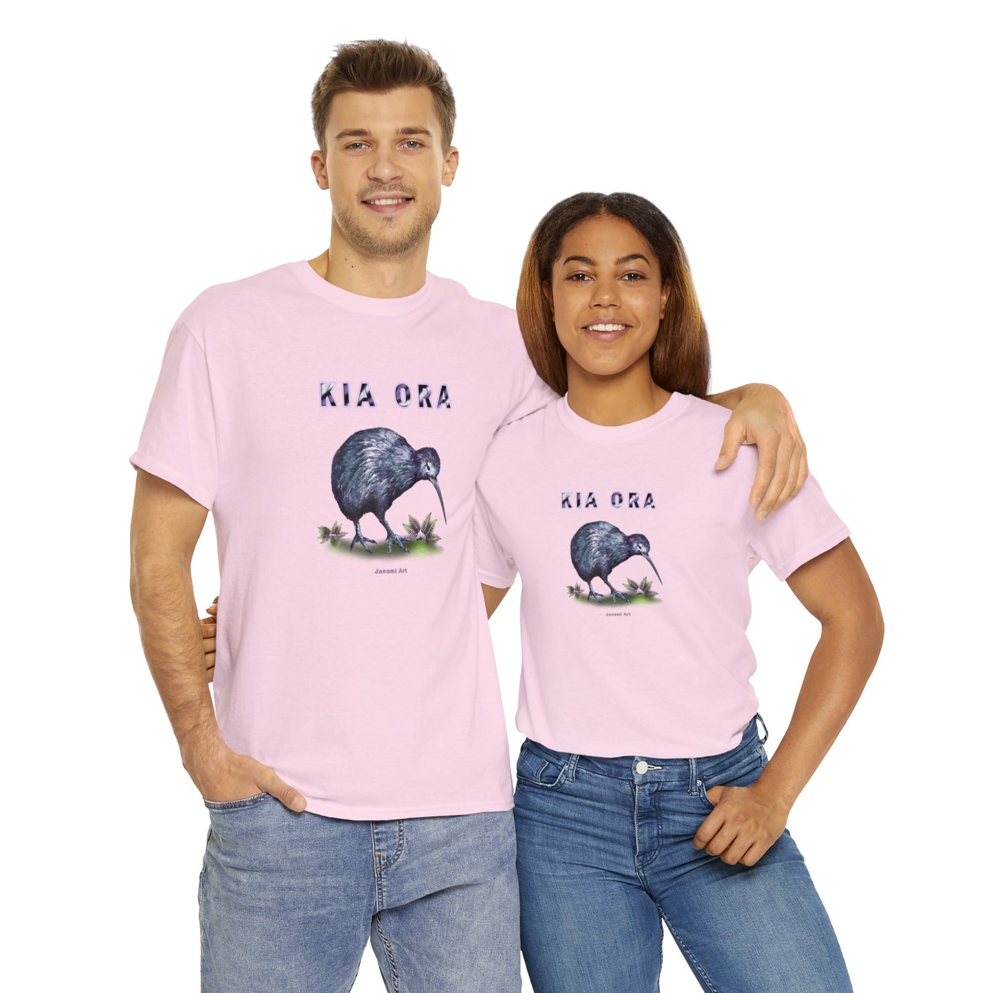 Unisex Tee - Kiwi kia ora design
