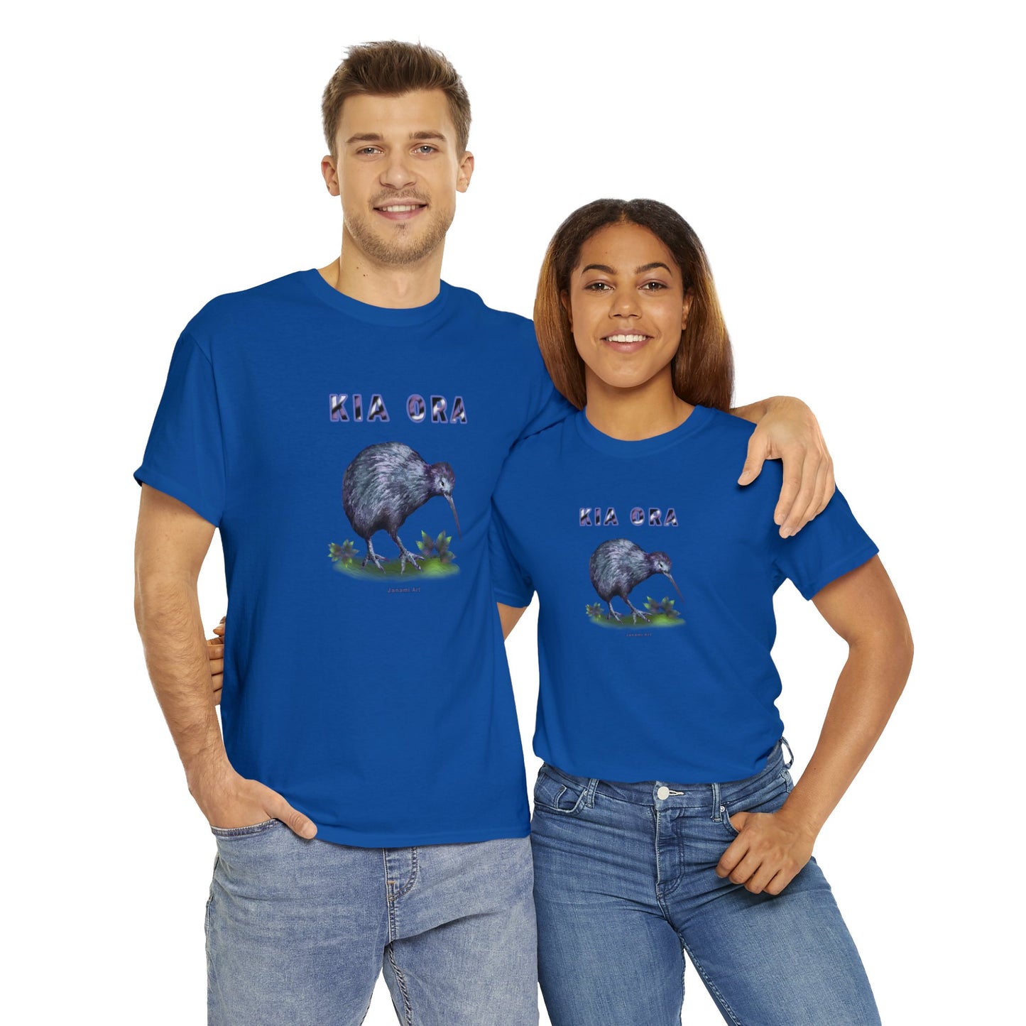 Unisex Tee - Kiwi kia ora design
