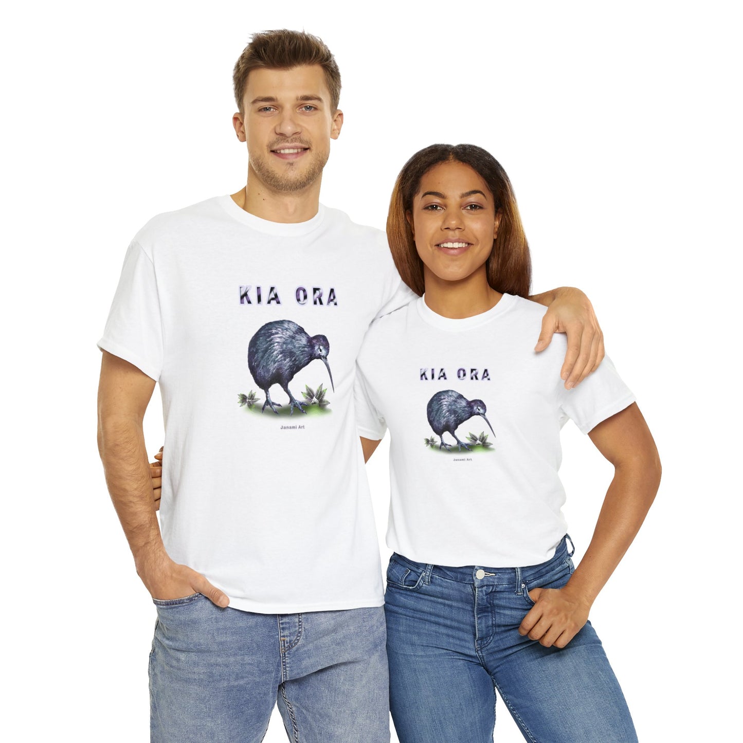 Unisex Tee - Kiwi kia ora design
