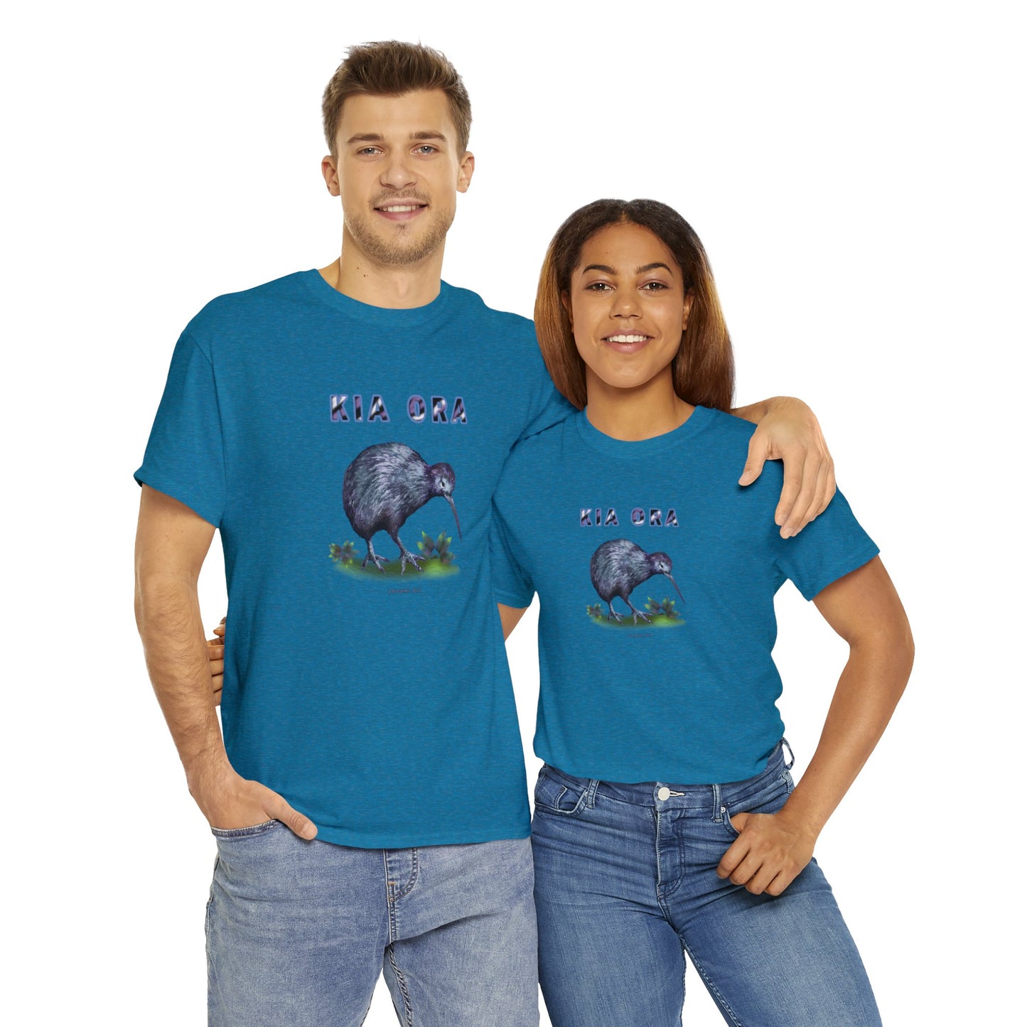 Unisex Tee - Kiwi kia ora design