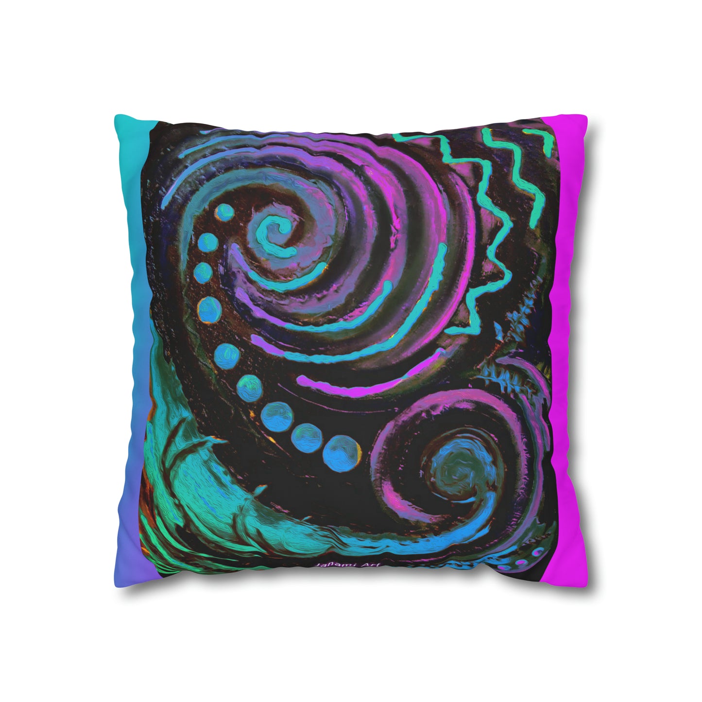 Pillowcase - koru pink design