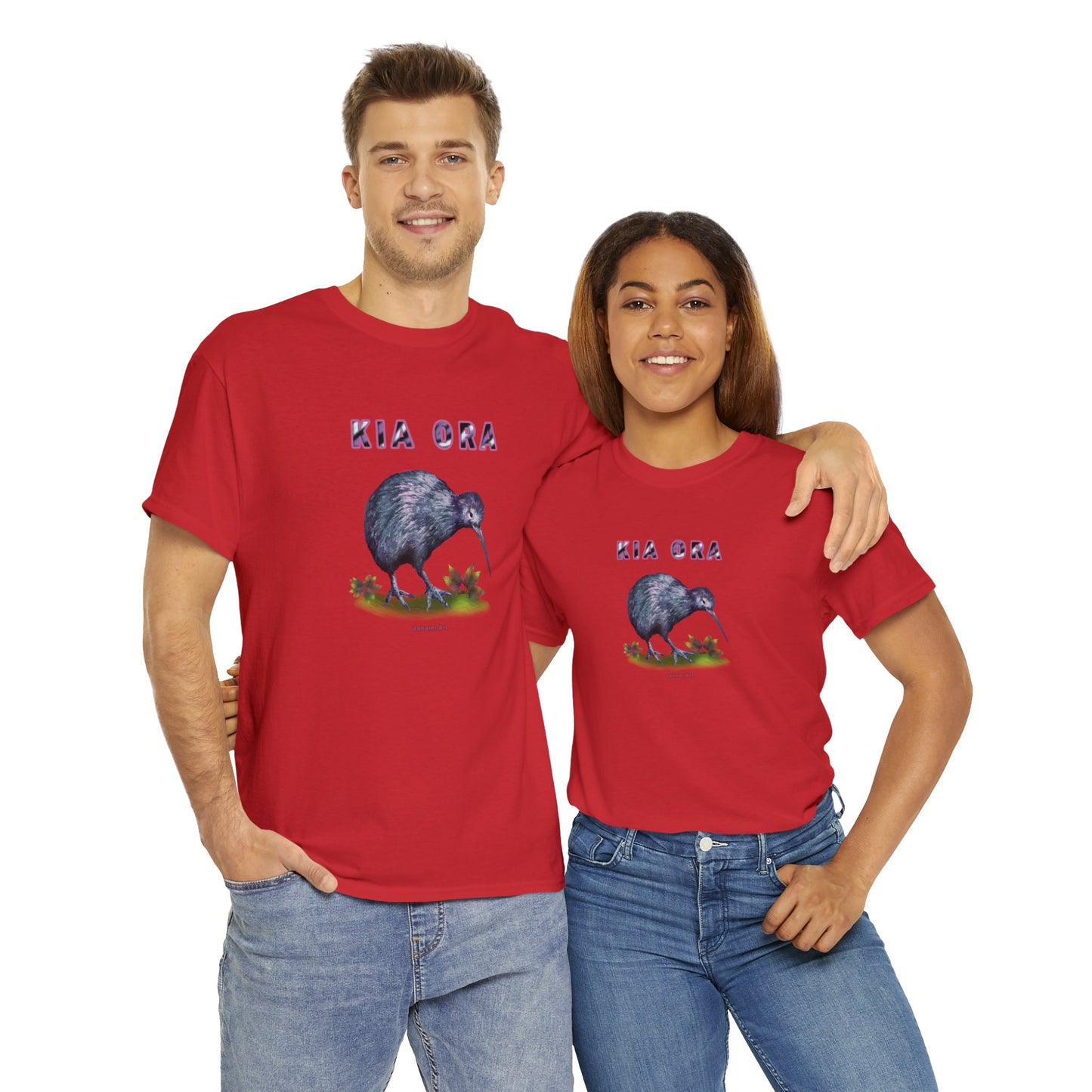 Unisex Tee - Kiwi kia ora design