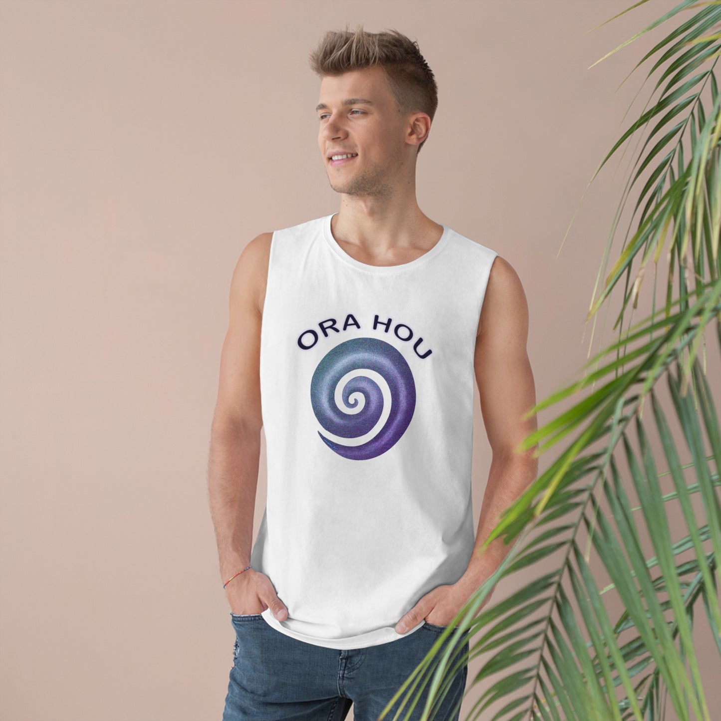Unisex tank top - koru design