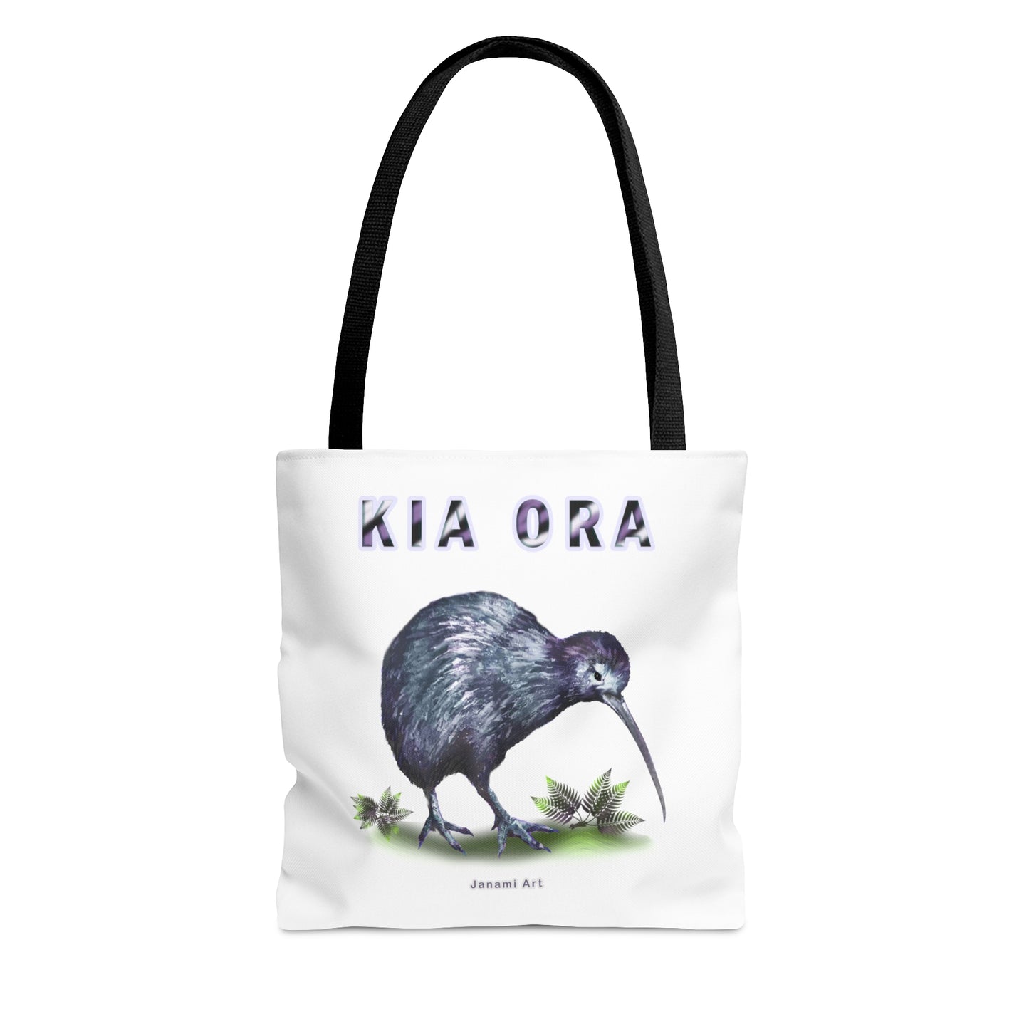 Tote Bag (AOP) - kiwi kia ora design