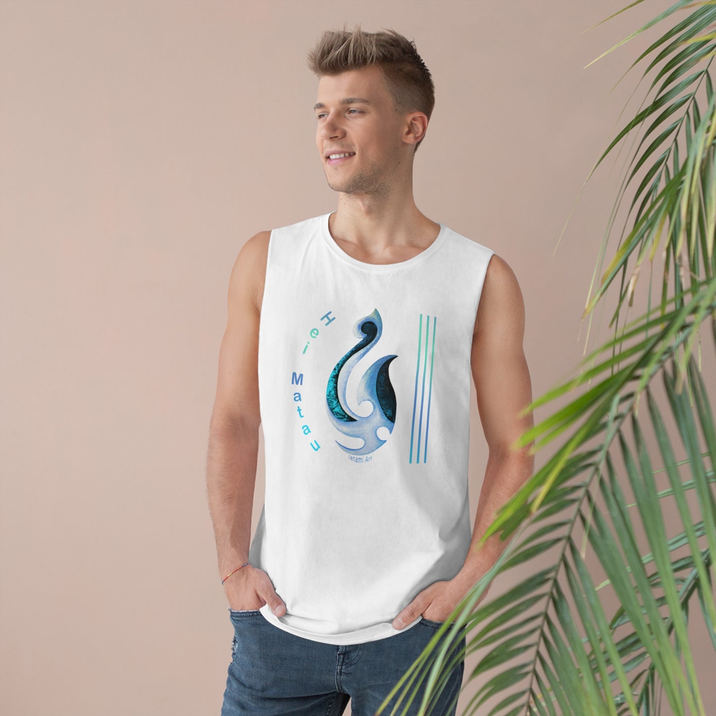 Unisex tank top - hei matau design