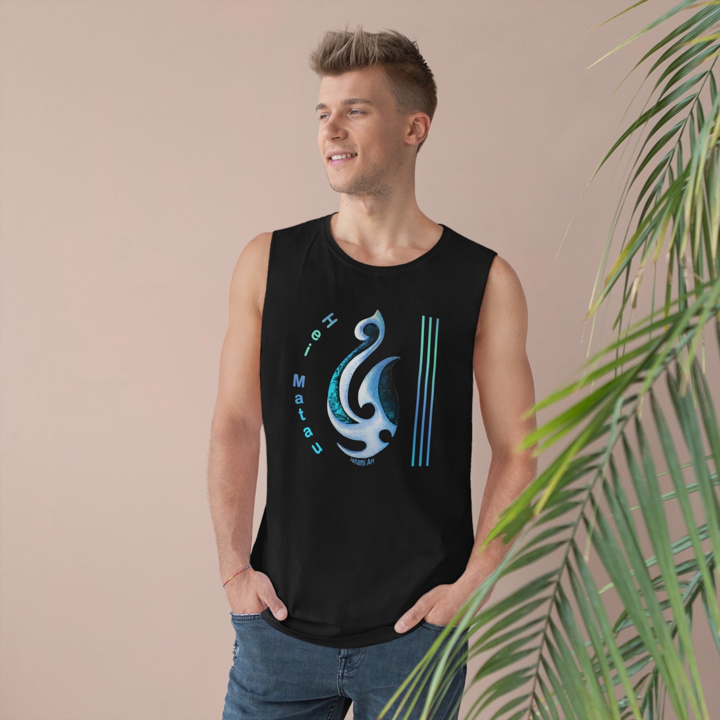 Unisex tank top - hei matau design