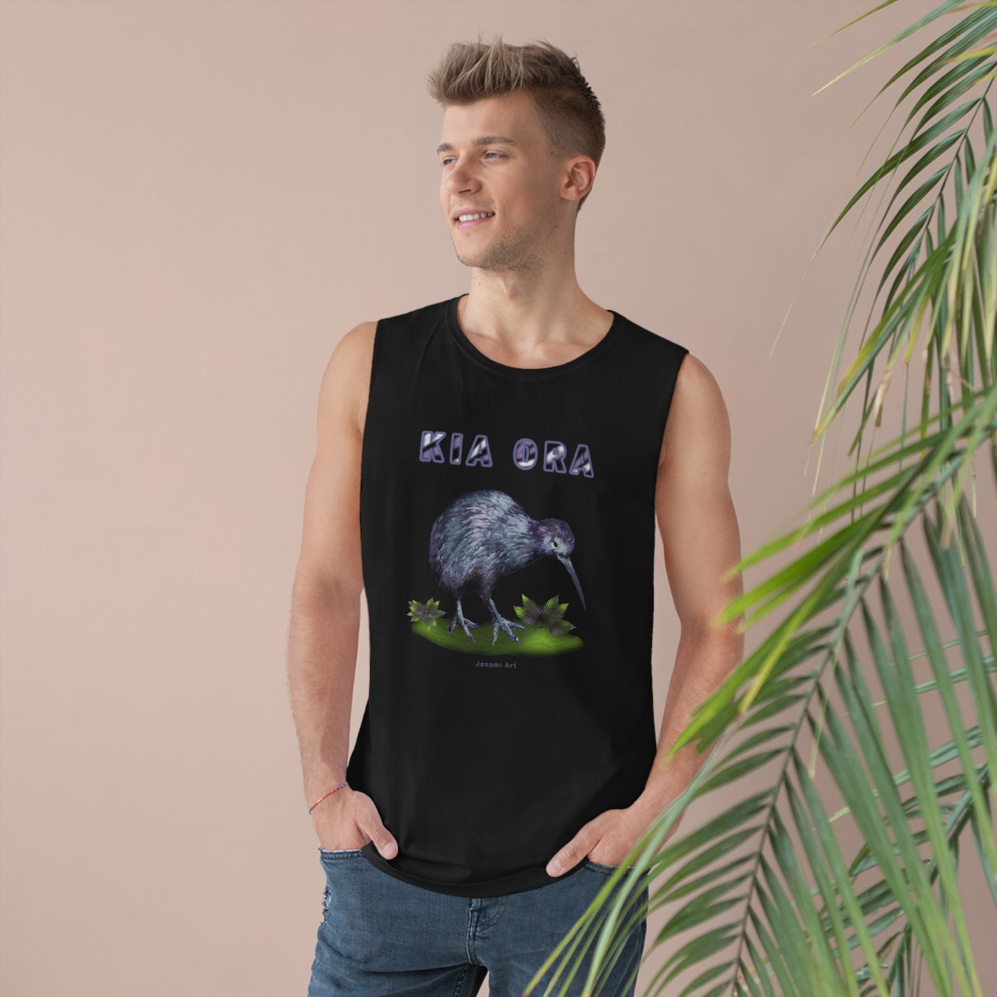 Unisex tank top - kiwi design