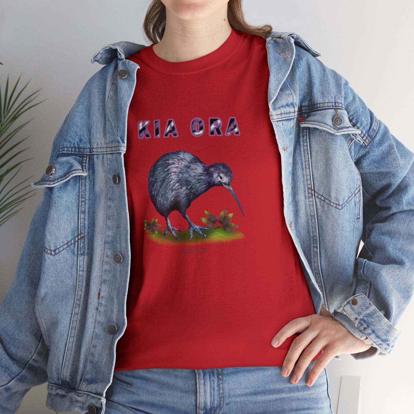 Unisex Tee - Kiwi kia ora design