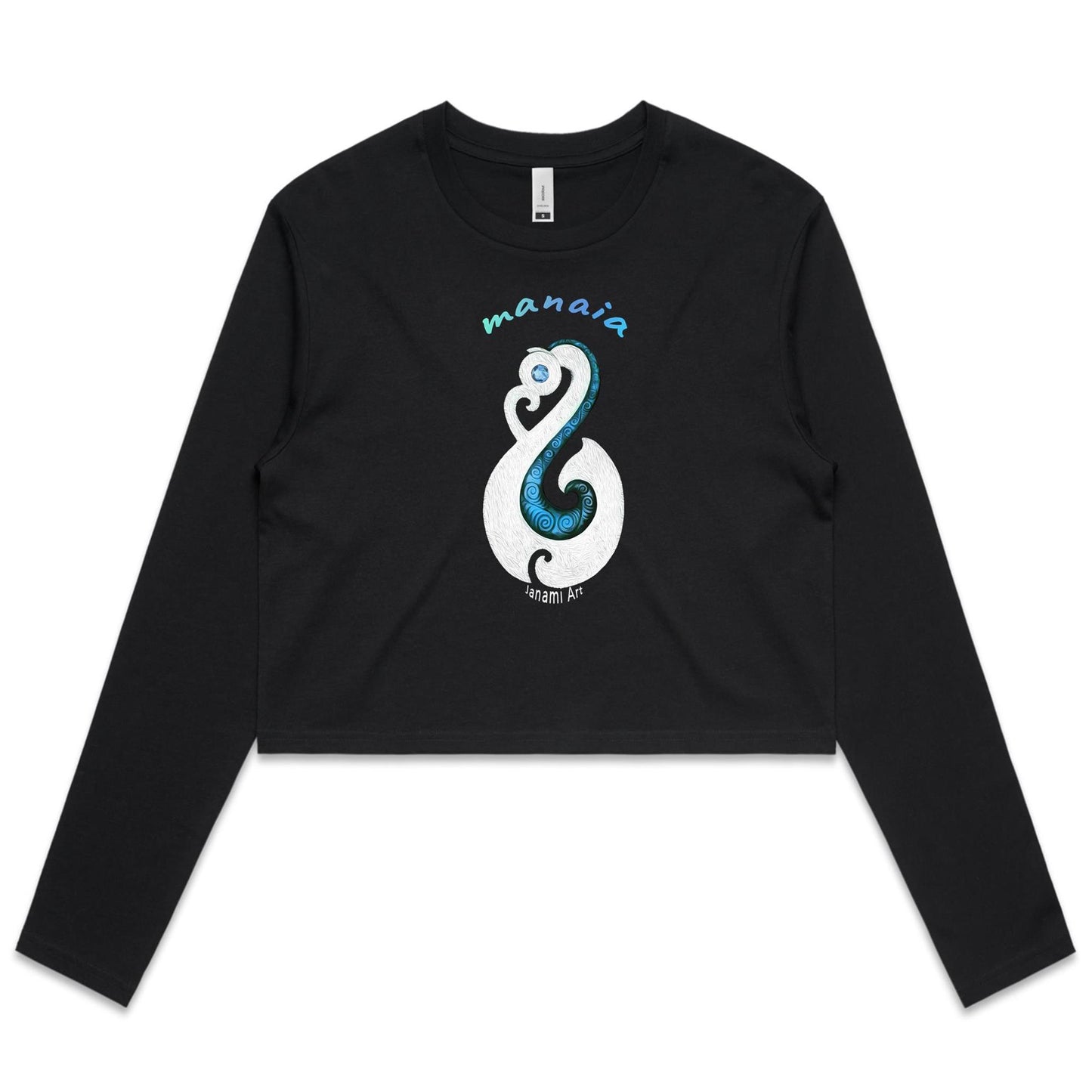 AS Colour - Women's Long Sleeve Crop Tee - Manaia