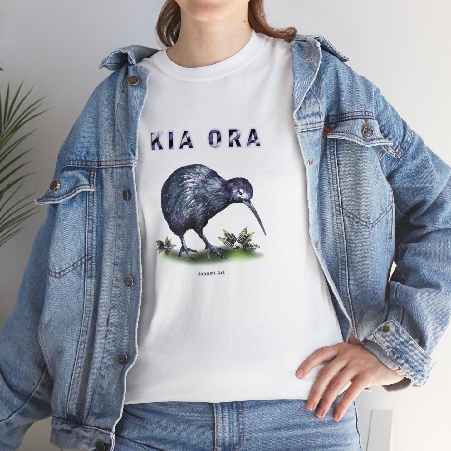 Unisex Tee - Kiwi kia ora design