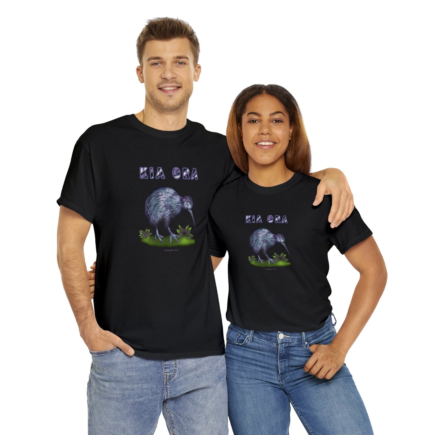 Unisex Tee - Kiwi kia ora design