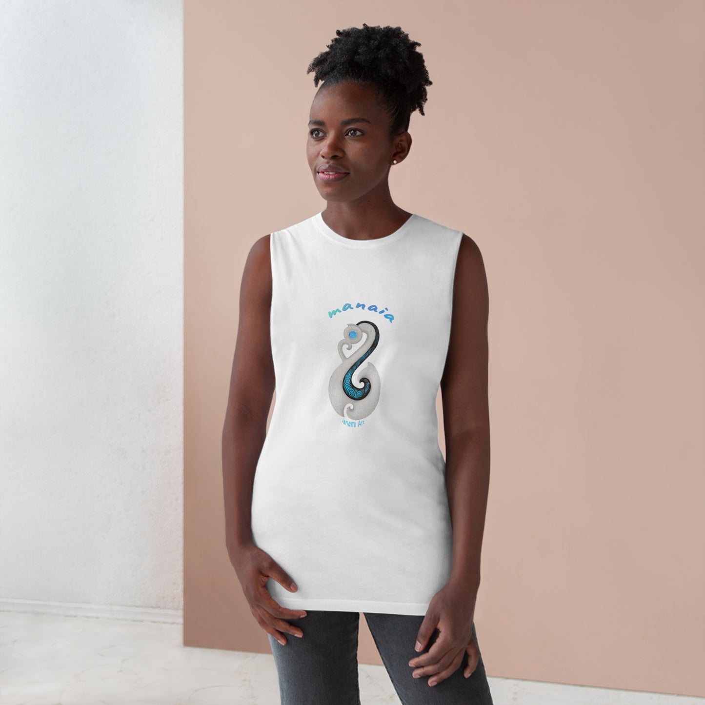 Unisex tank top - manaia design