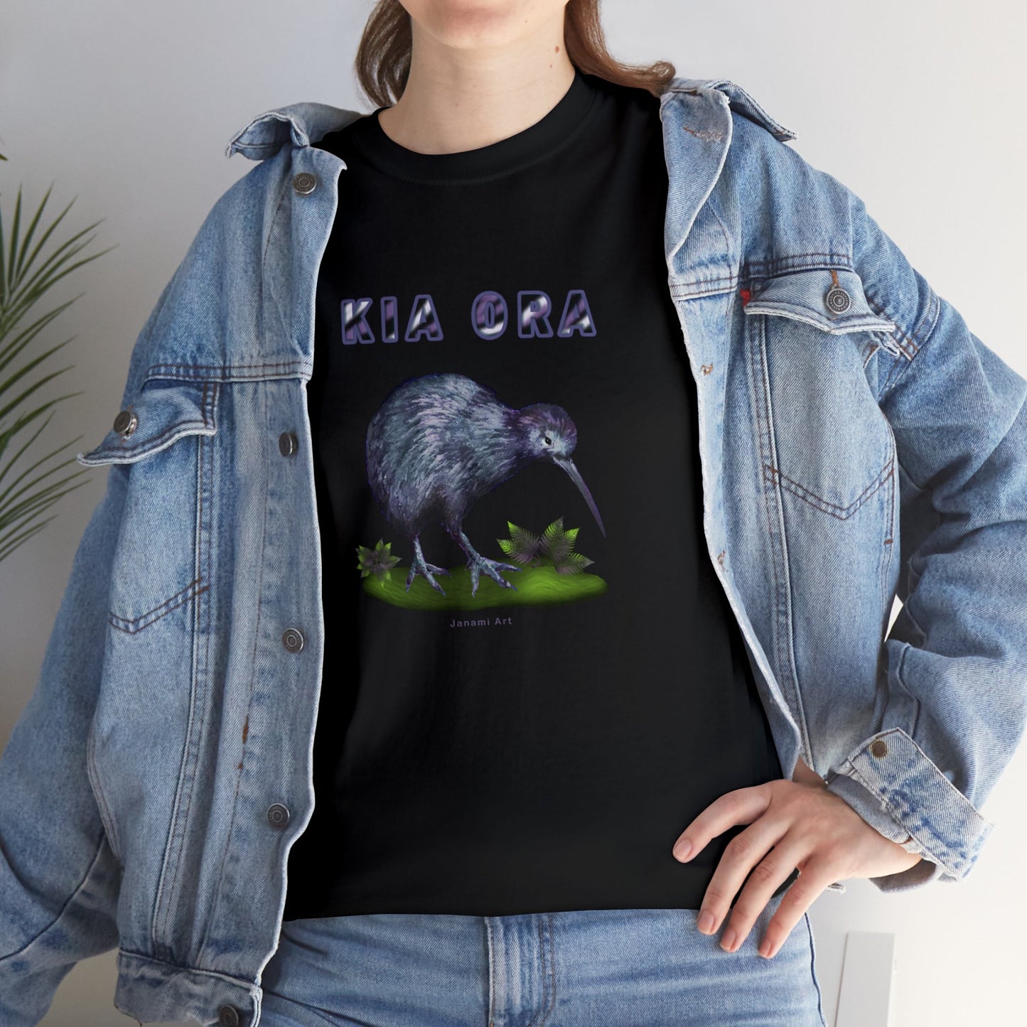 Unisex Tee - Kiwi kia ora design
