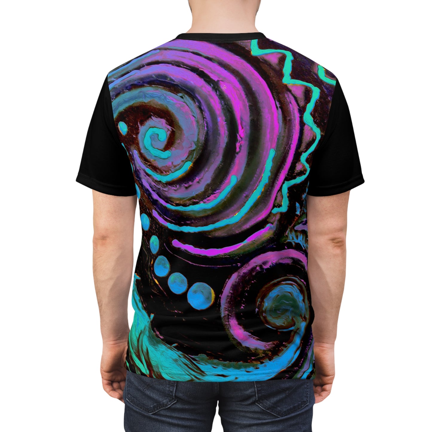 Unisex Tee (AOP) - koru design