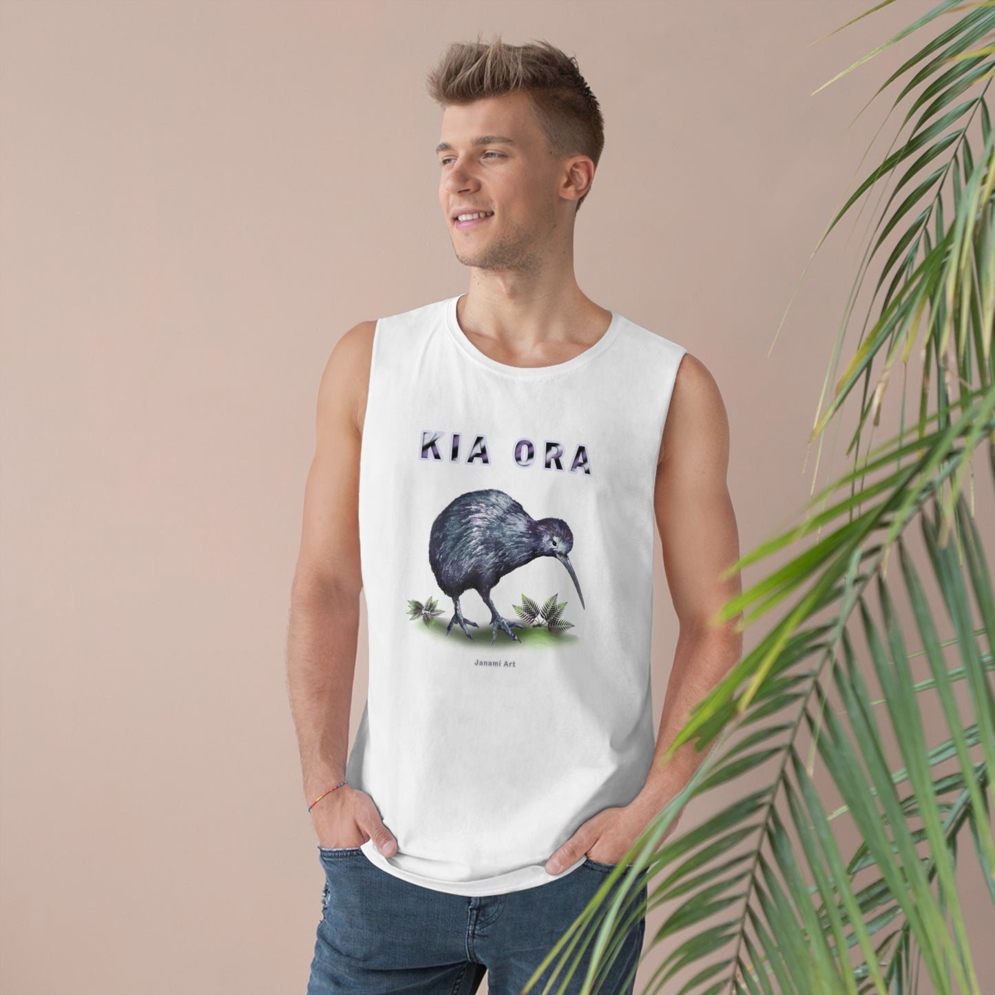 Unisex tank top - kiwi design