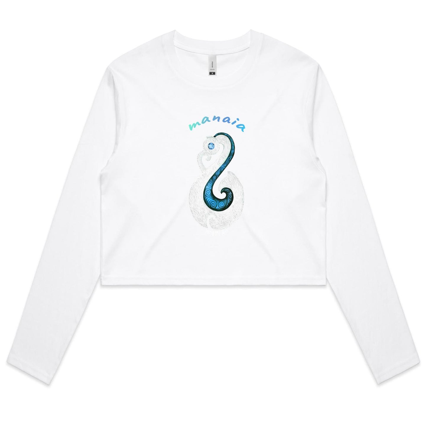 AS Colour - Women's Long Sleeve Crop Tee - Manaia