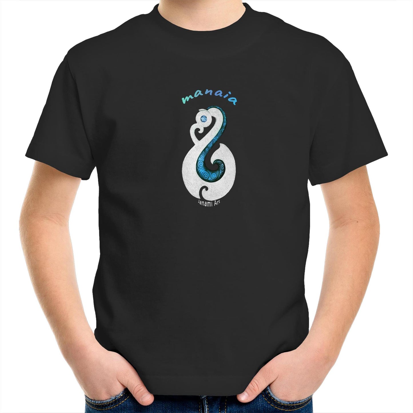AS Colour Kids Youth T-Shirt - Manaia