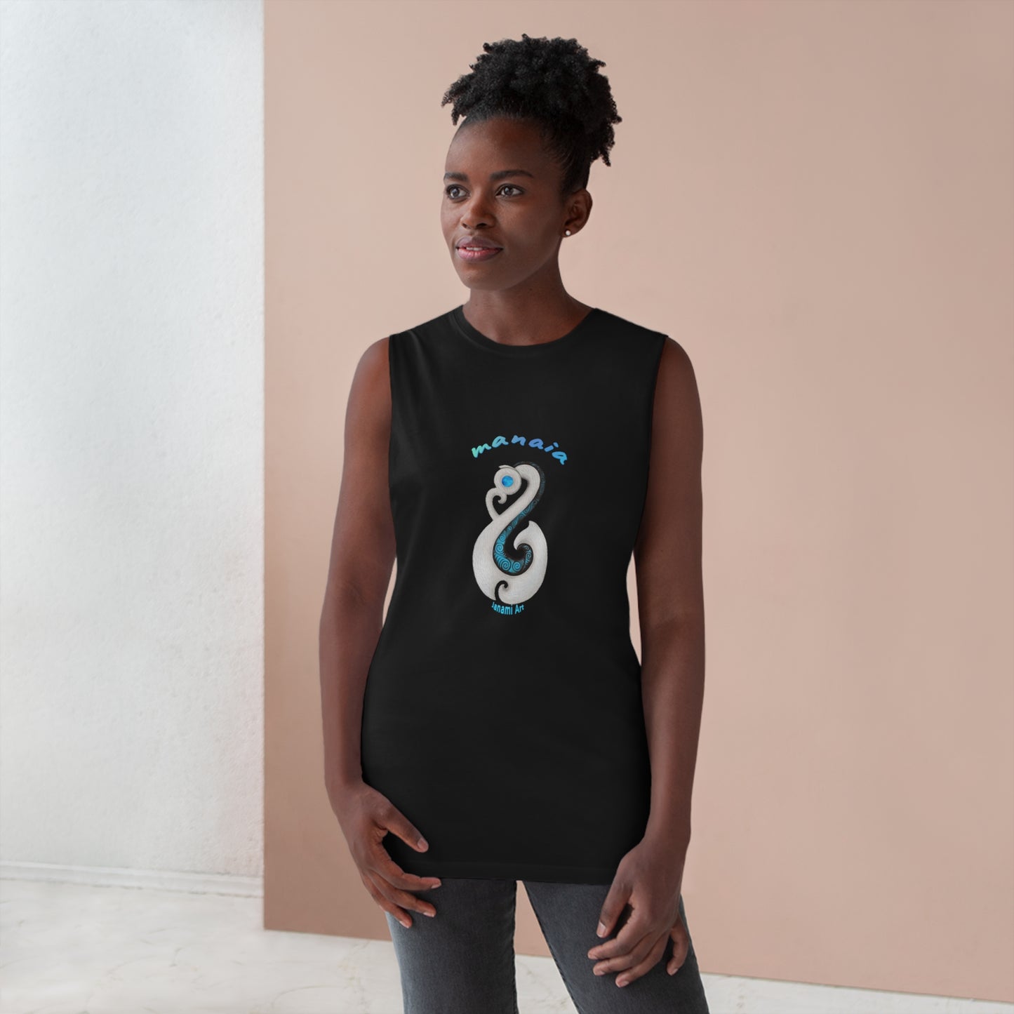Unisex tank top - manaia design