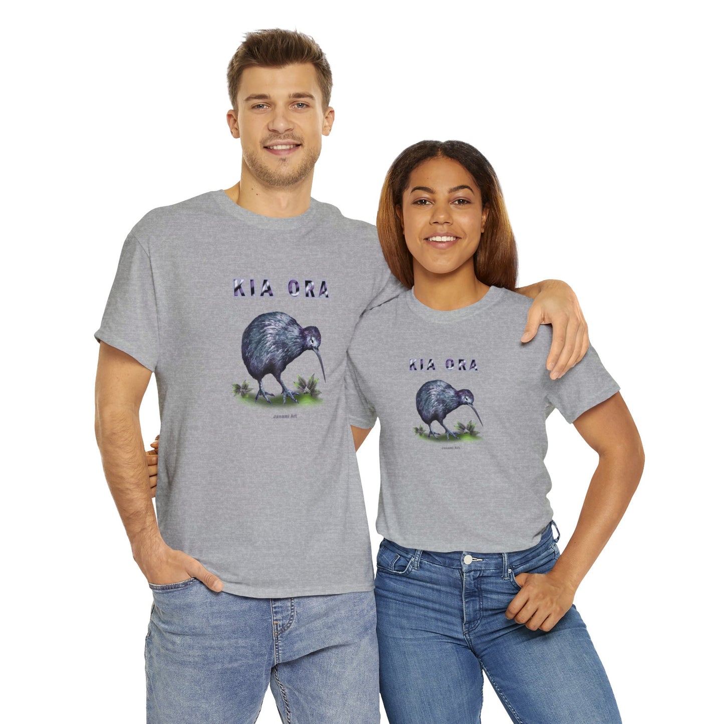 Unisex Tee - Kiwi kia ora design