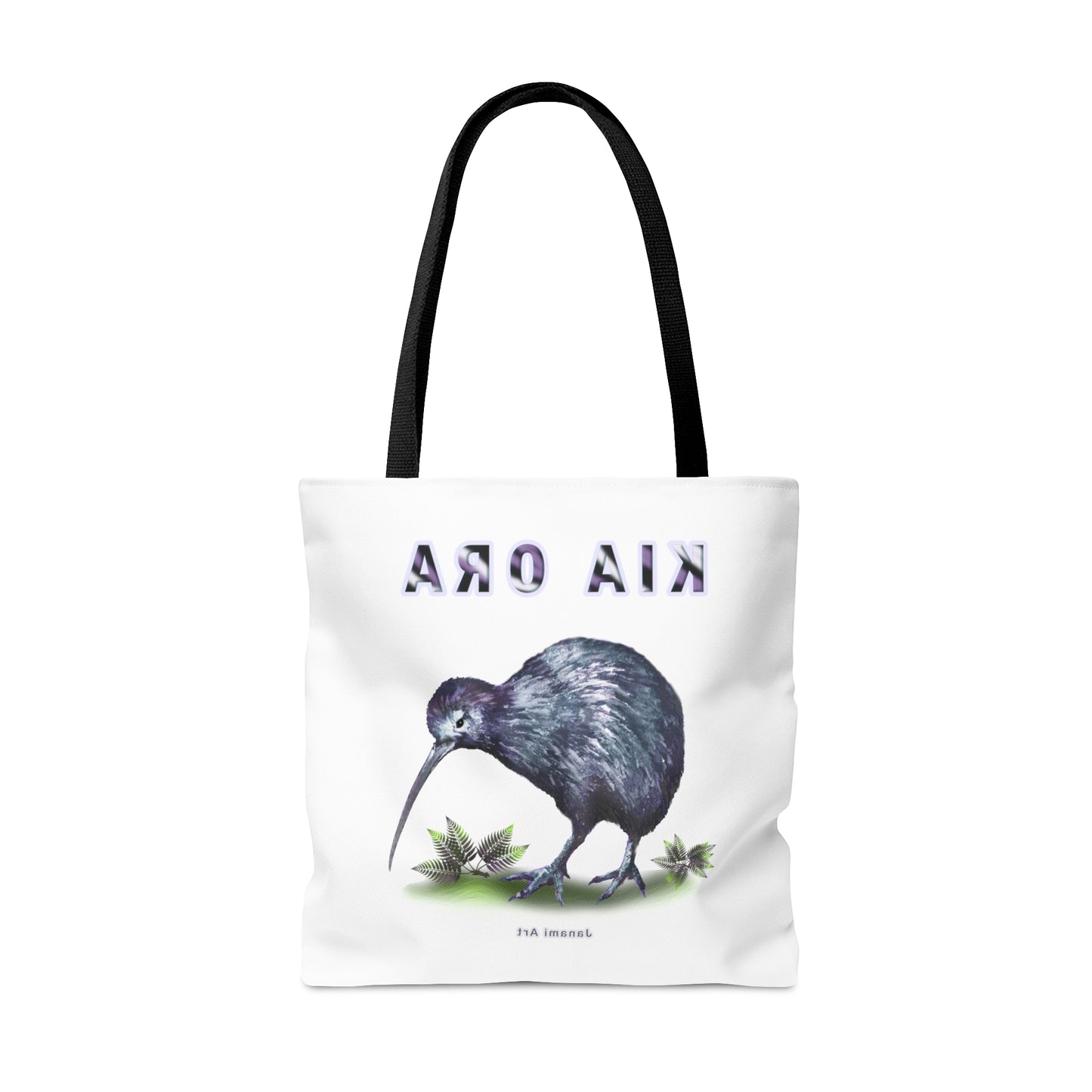 Tote Bag (AOP) - kiwi kia ora design