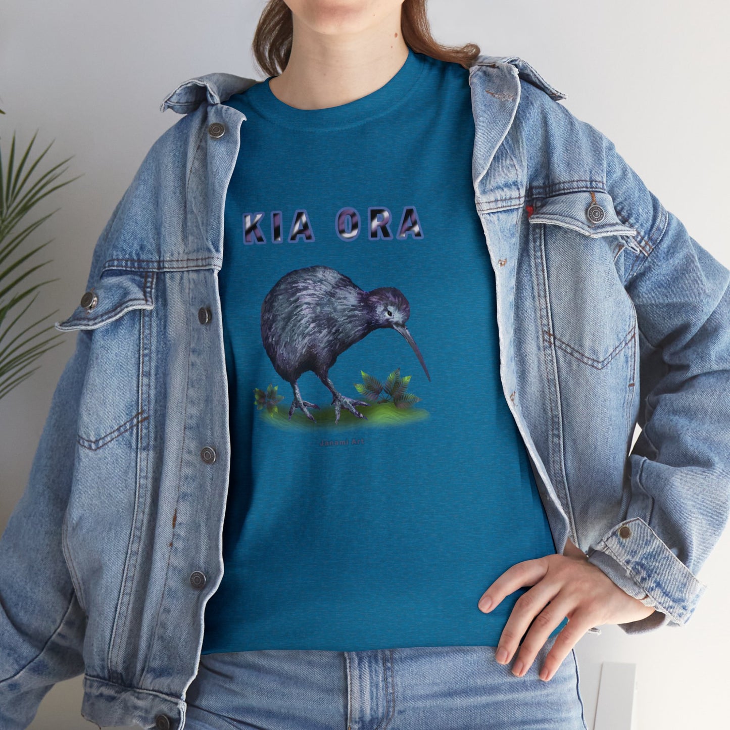 Unisex Tee - Kiwi kia ora design