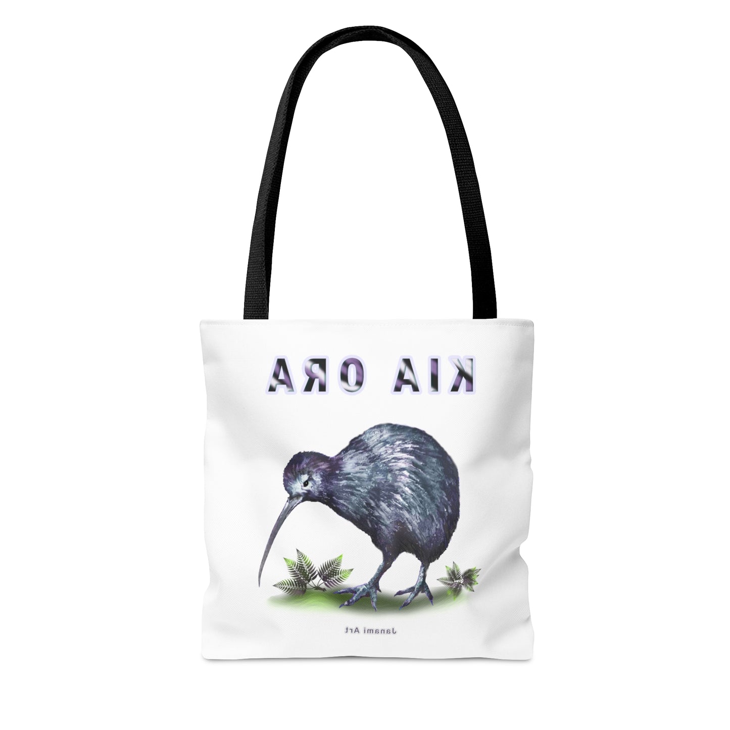 Tote Bag (AOP) - kiwi kia ora design