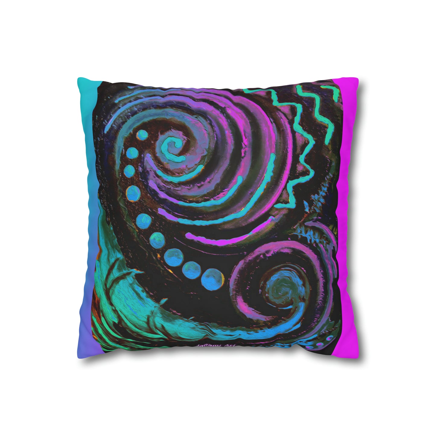 Pillowcase - koru pink design