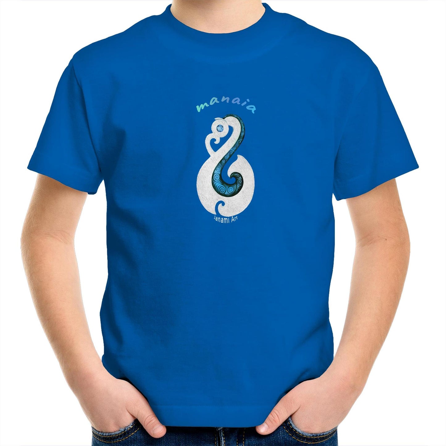 AS Colour Kids Youth T-Shirt - Manaia