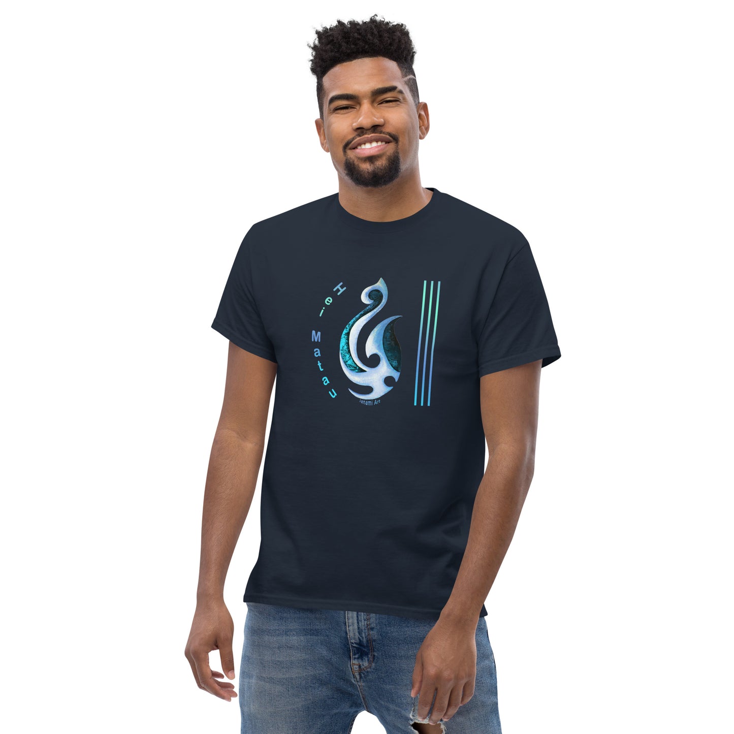 Men's classic tee - Hei Matau design
