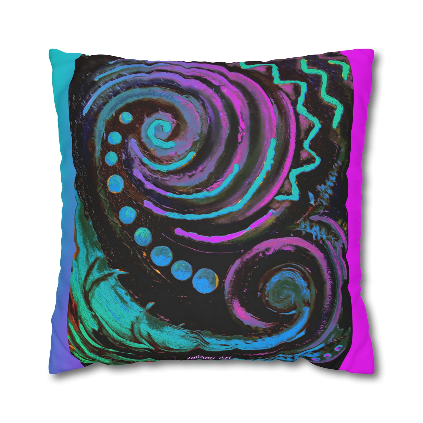 Pillowcase - koru pink design