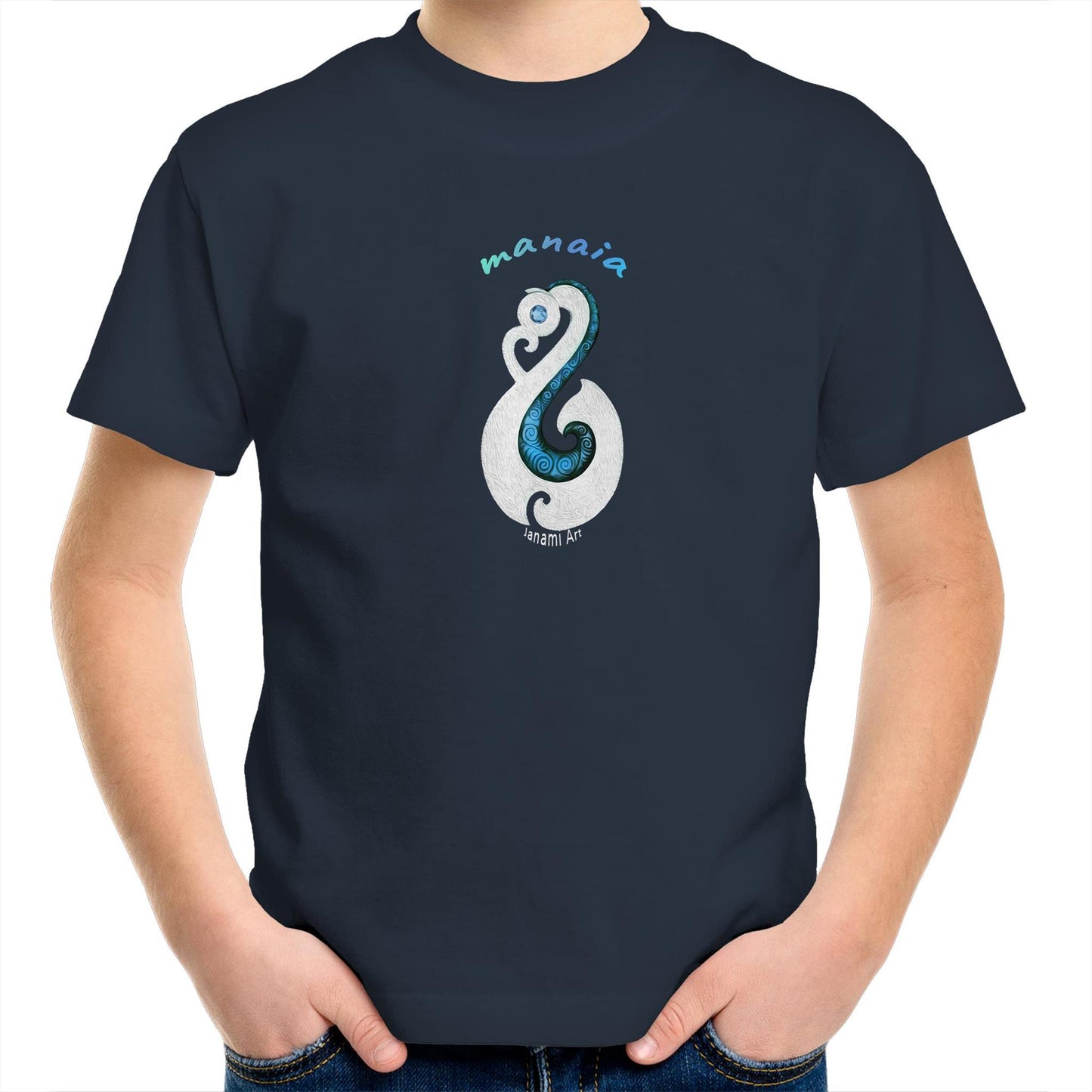 AS Colour Kids Youth T-Shirt - Manaia