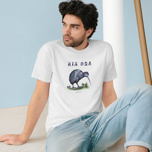 Unisex Organic Staple T-shirt - kiwi design