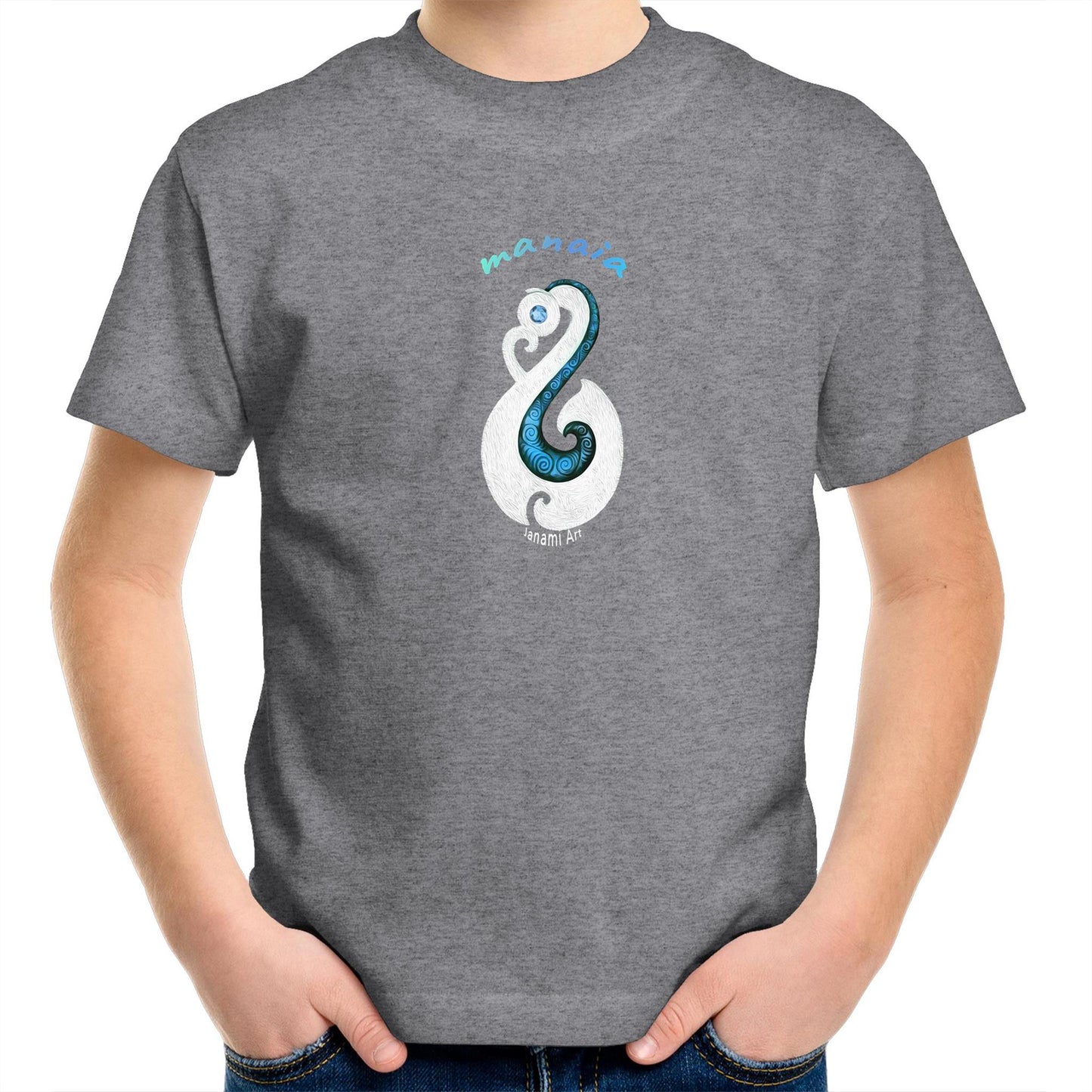 AS Colour Kids Youth T-Shirt - Manaia