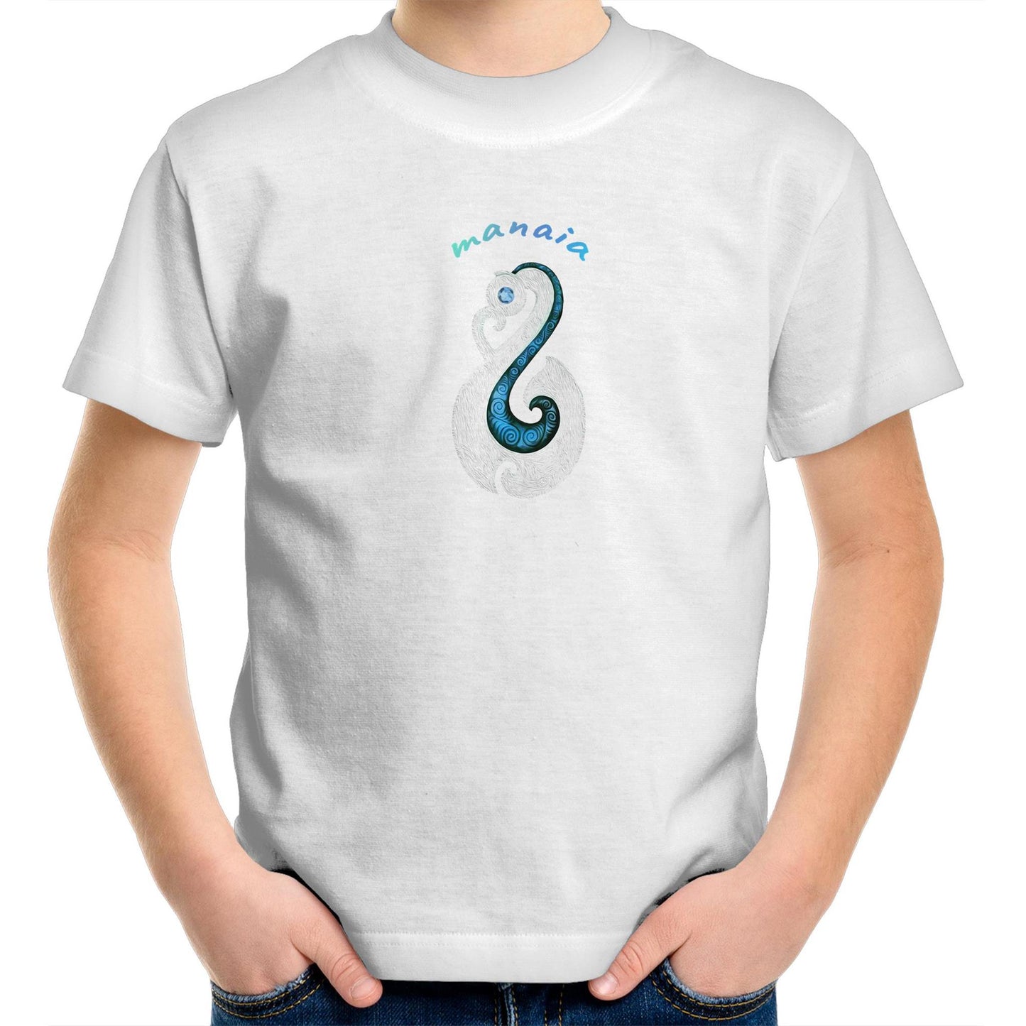 AS Colour Kids Youth T-Shirt - Manaia