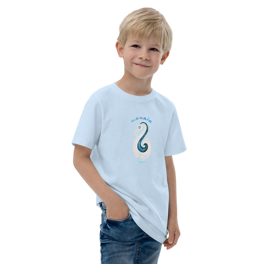 Kids jersey t-shirt - Manaia design